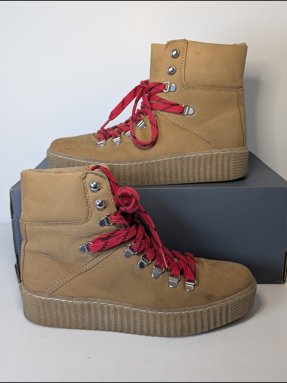 Shoe The Bear Nubuck Leather Boots Size 39